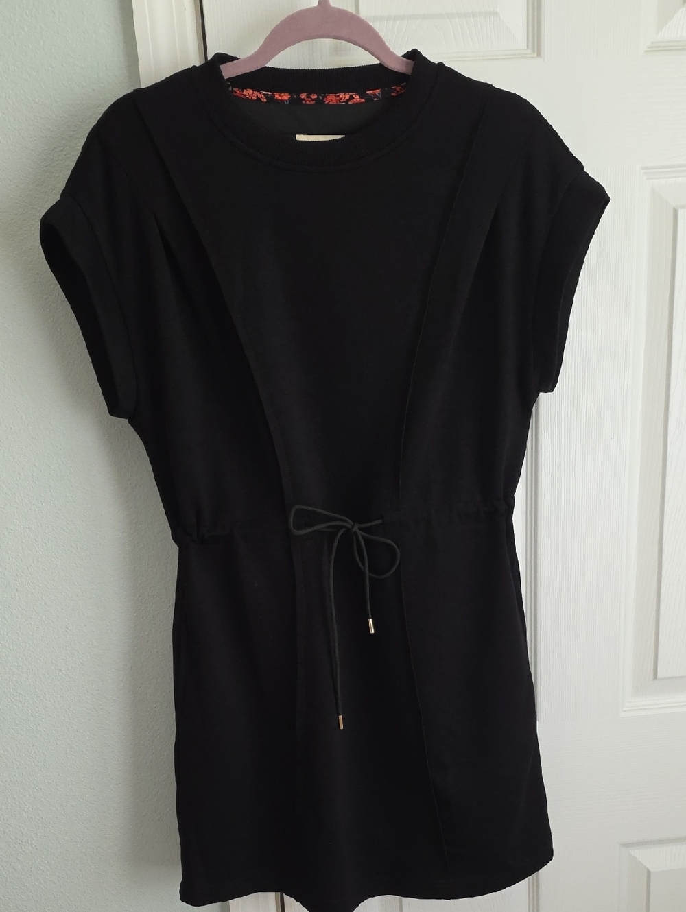 Umgee Black Crewneck Tunic with Branded Tag